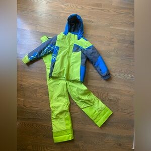 Spyder Ski Jacket Size 6 Bibb Size 7